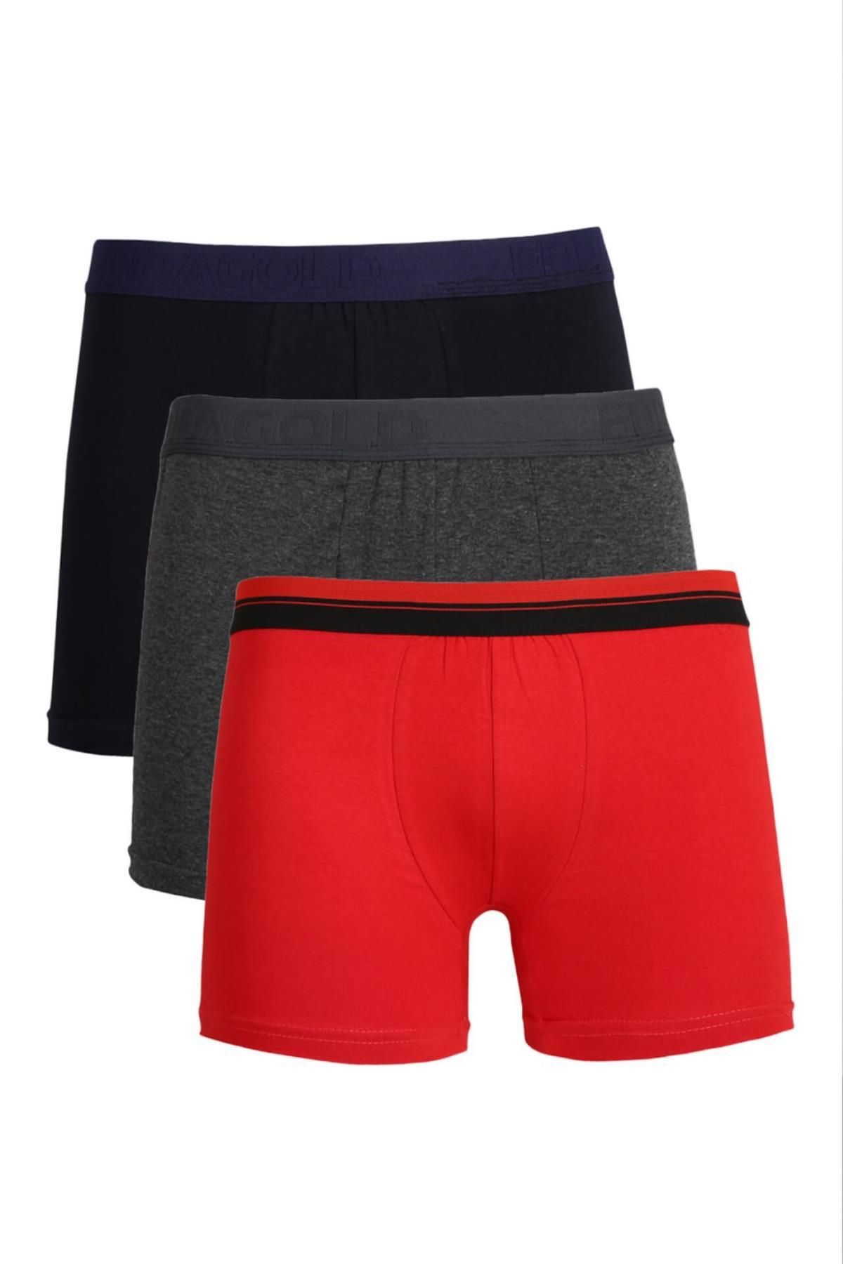 Celira Erkek Penye 3'lü Boxer 40097