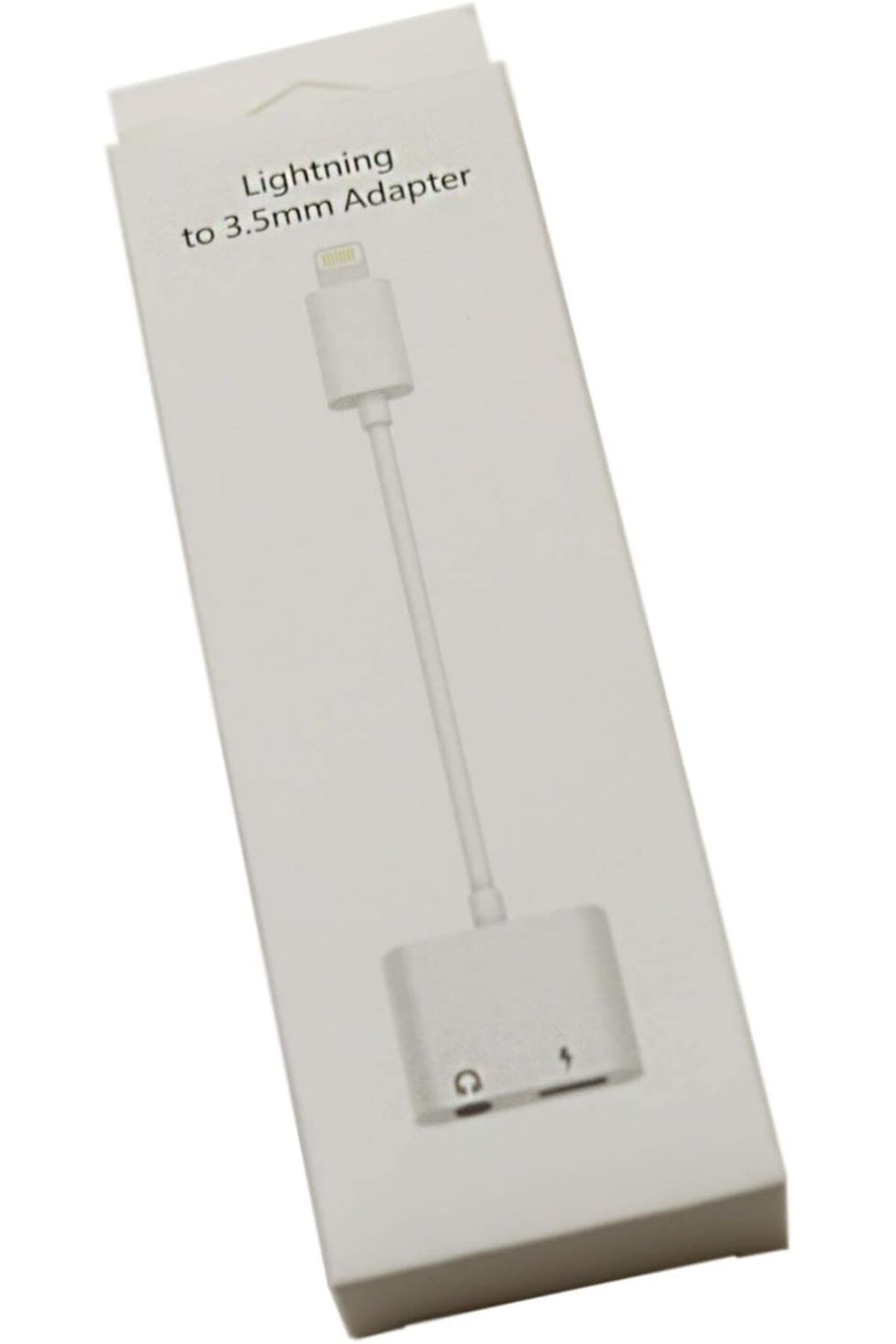 Generic-2-in-1 Headphone Adapter with Lightning to 3.5mm AUX Splitter for iPhone and iOS Devices 5