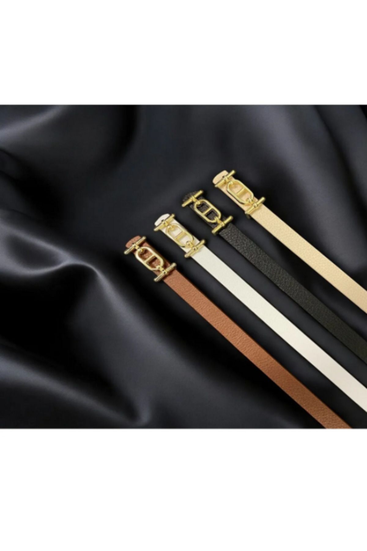 BRAND&BELT 4.lü Gold tokalı kemer modeli