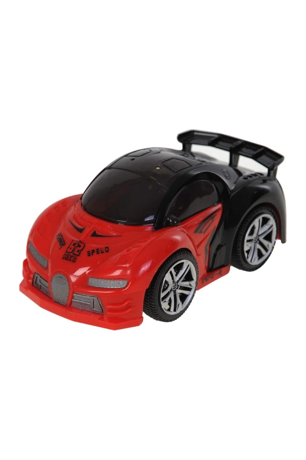 hak-iş oyuncak Pilli 3D Işıklı Müzikli Spor Araba