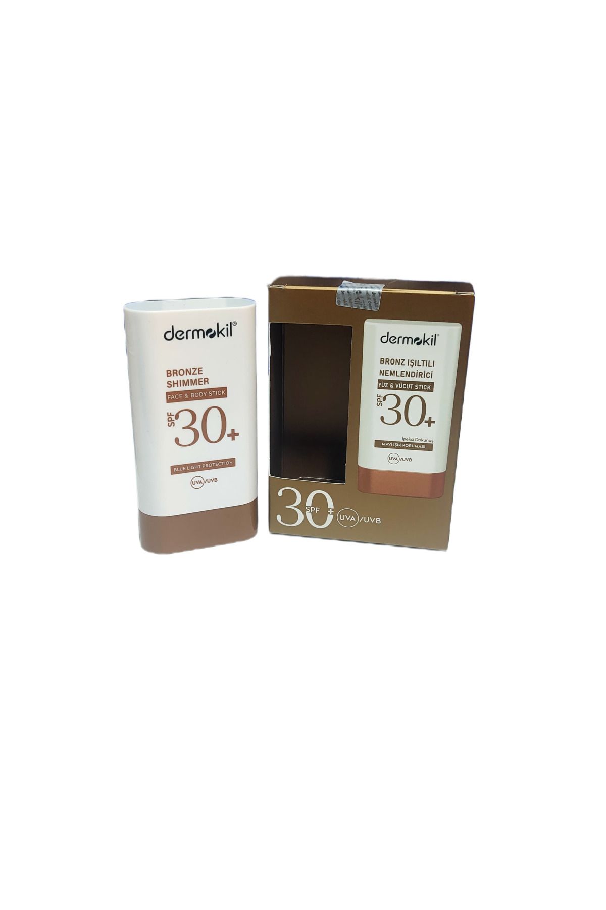 Dermokil Dermo Kil Bronze Işıltılı Nemlendirici Yüz ve Vücut Stick 30 Spf
