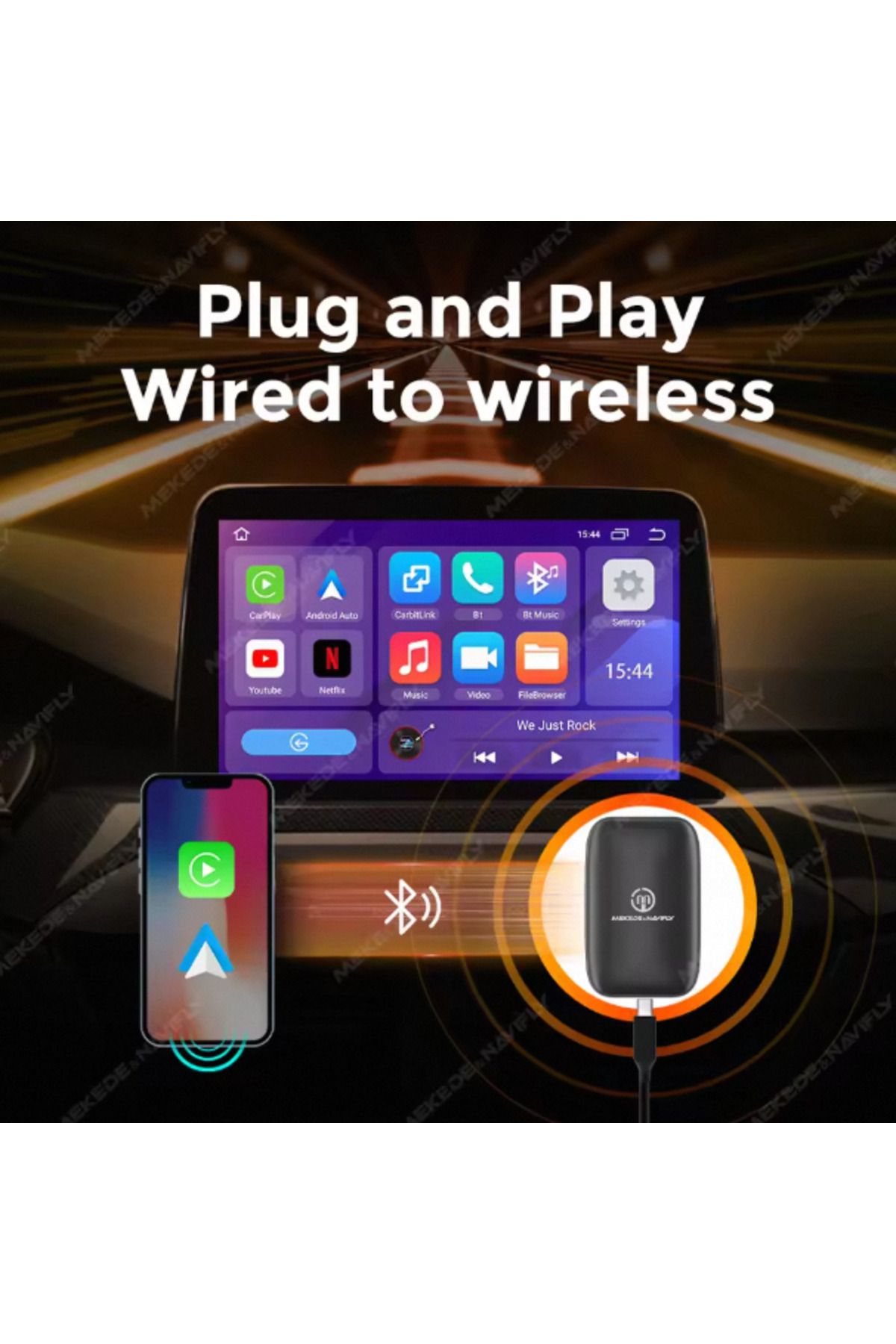 Choice-Ss-mncb-1 Original Car Screen Upgrade For Universal Ai Box Wireless Carplay Plug And Play For Netfli 2