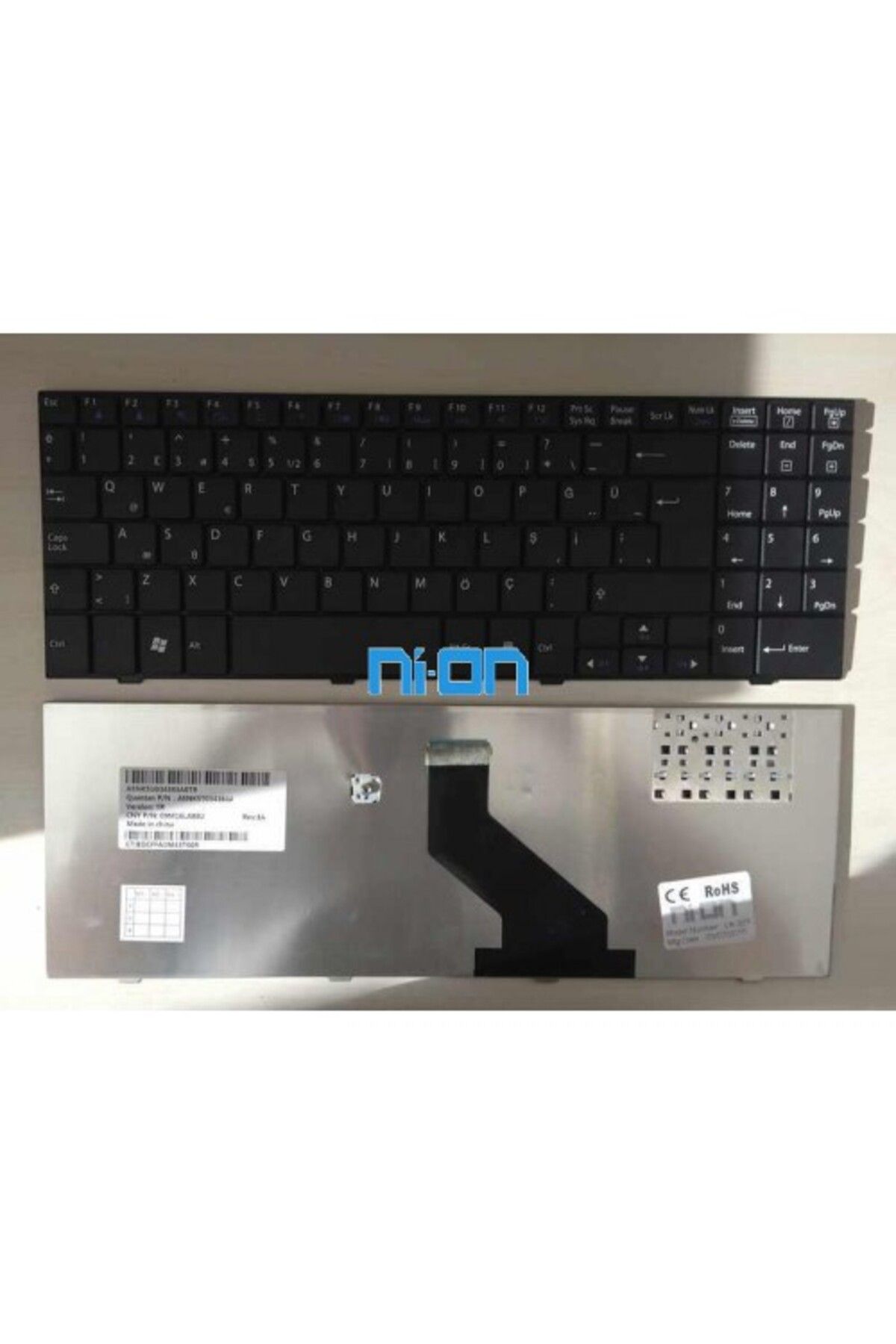 NION Lg MP-09M13US-920 ,Lg AEQL9G00010 uyumlu Notebook Klavye (Siyah TR)