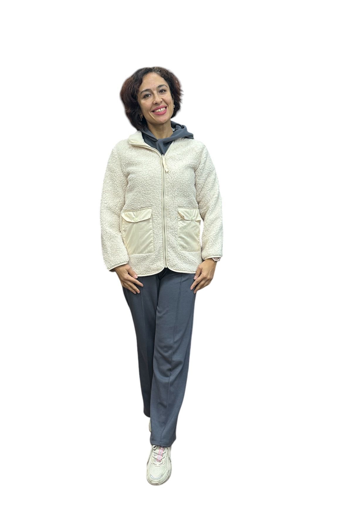 lumberjack-Women's Gülkurusu Color Brown 3 in 1 Coat with Removable Fleece Jacket Zoe 3in1 5