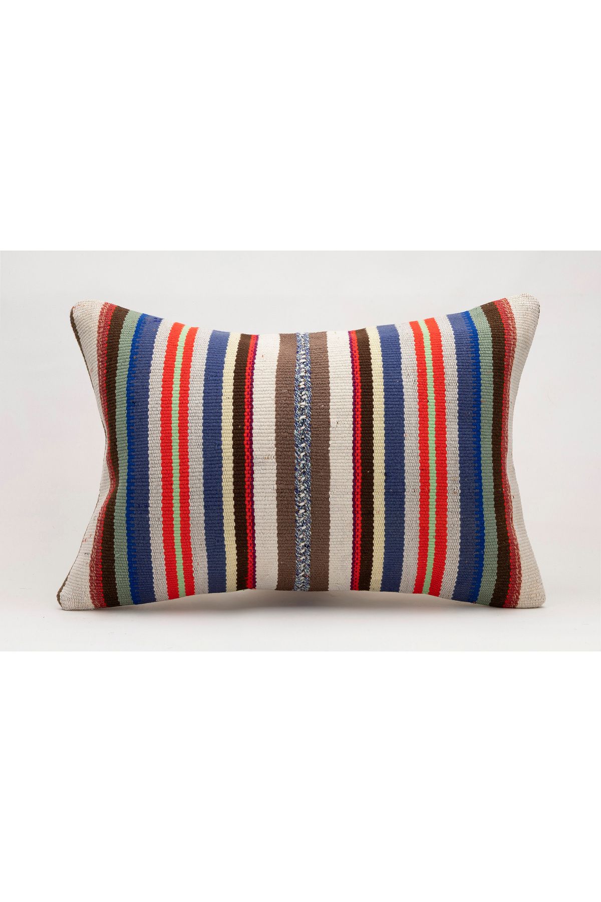 Kilim Whole Sale El Yapımı Kilim'den Yapılmış Vintage Yastık Kırlent Kılıfı, 40x60 cm