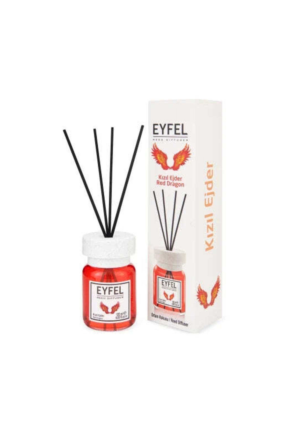Eyfel Αποσμητικό χώρου με στικς 120ml, Κόκκινος Δράκος