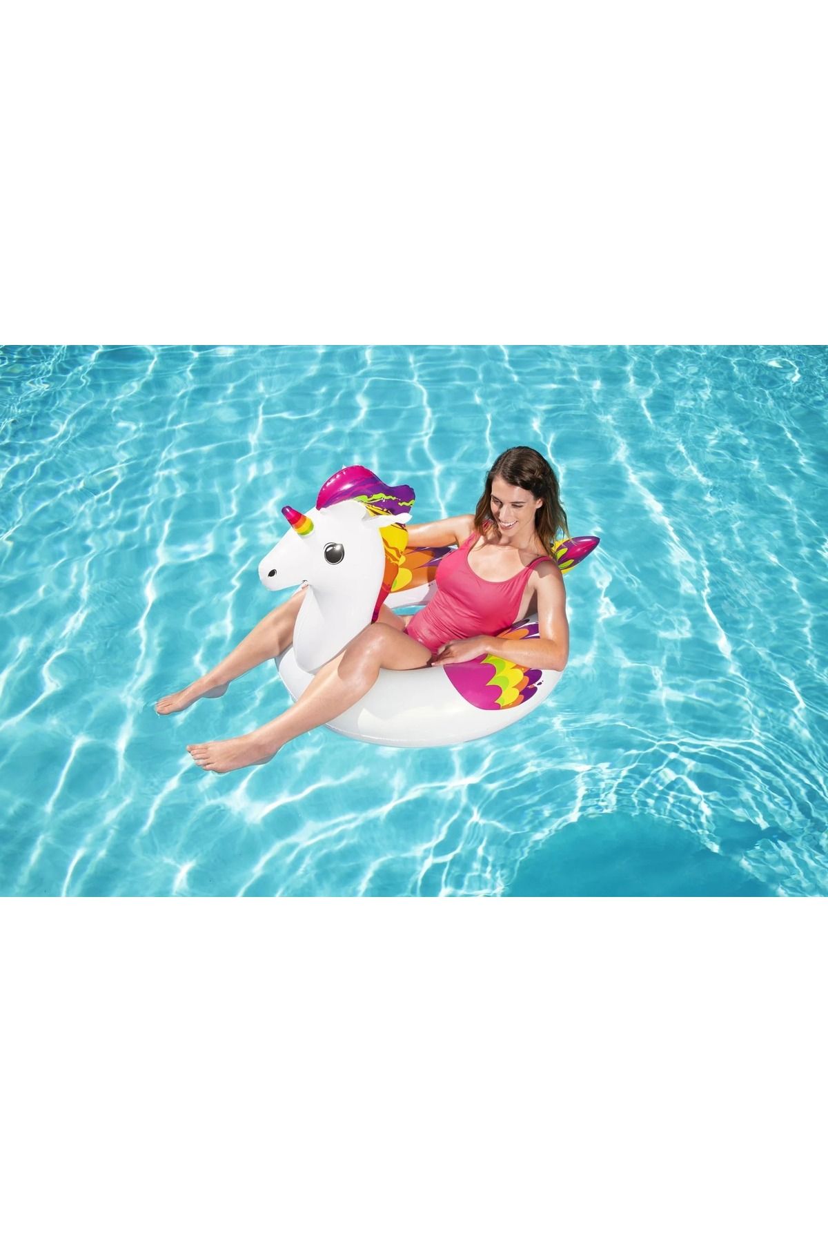 BESTWAY-Inflatable Unicorn Swim Ring Pool Float 3