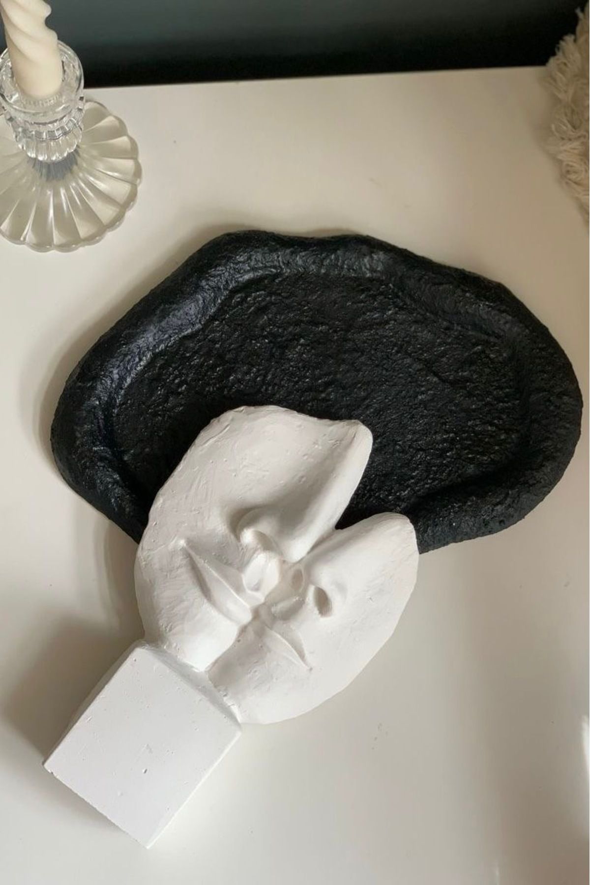 Mandalin Art Studio Soyut İnsan Yüzü Dekoratif Obje
