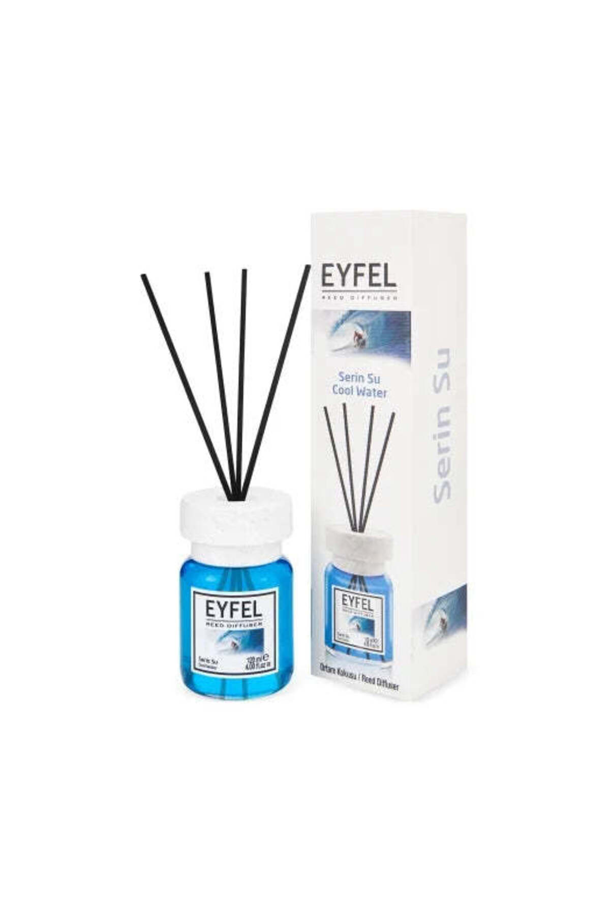 Eyfel Αποσμητικό χώρου με στικς 120ml, Κρύο Νερό, Έιφελ