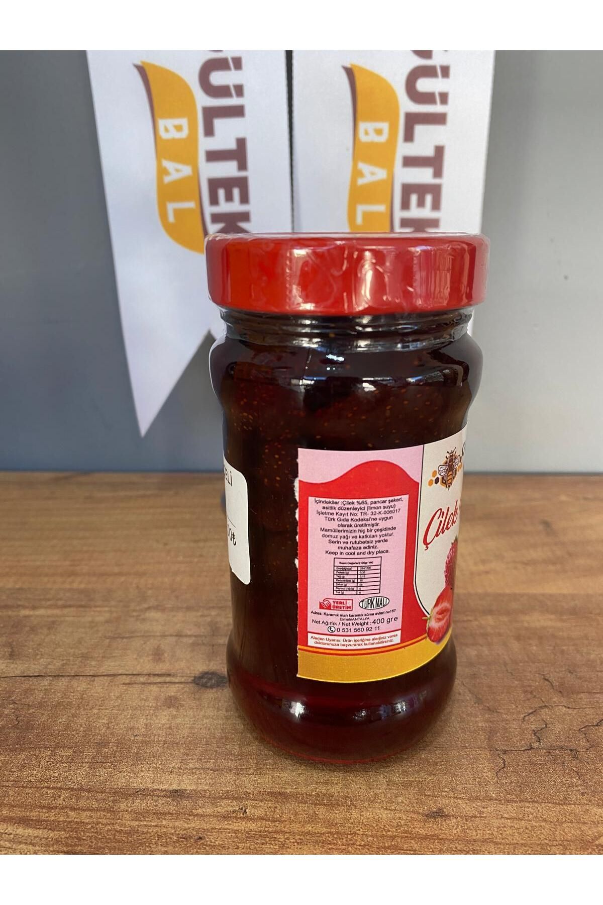 GÜLTEKİN BAL ÇİLEK REÇELİ 400 GRAM