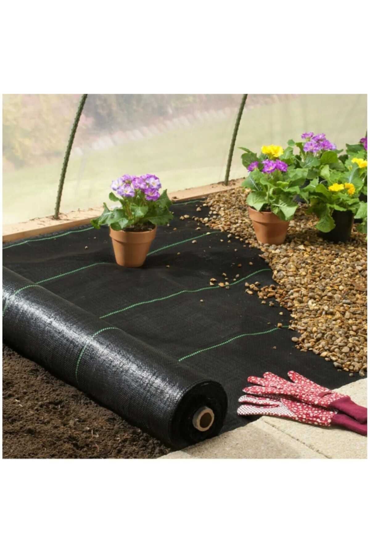 URAS Sera Taban Örtüsü (ot Çıkarmayan Örtü) Top Rulo 1.05m X 5 Metre