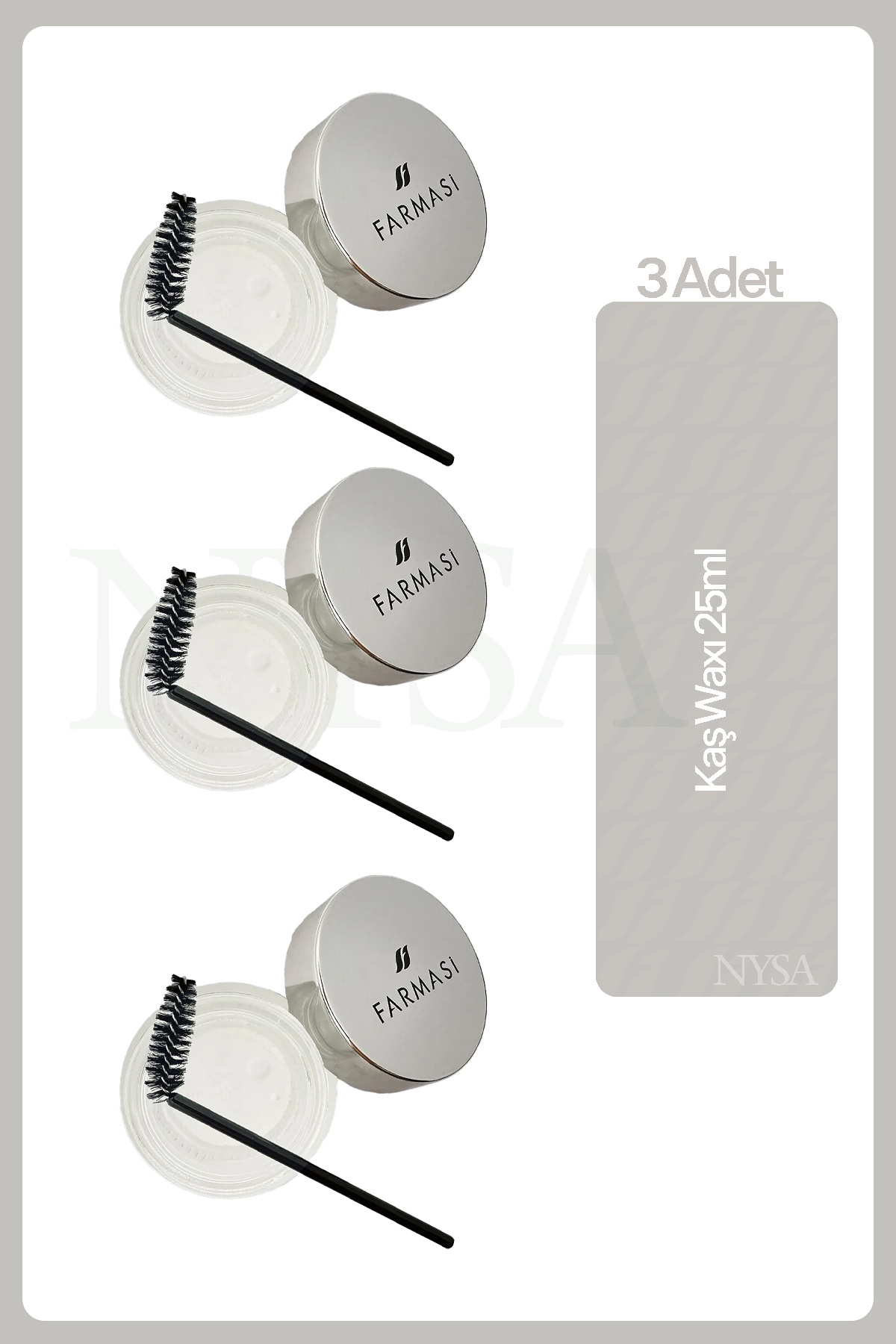 Farmasi Kaş Waxı 25 ml - 3 Adet