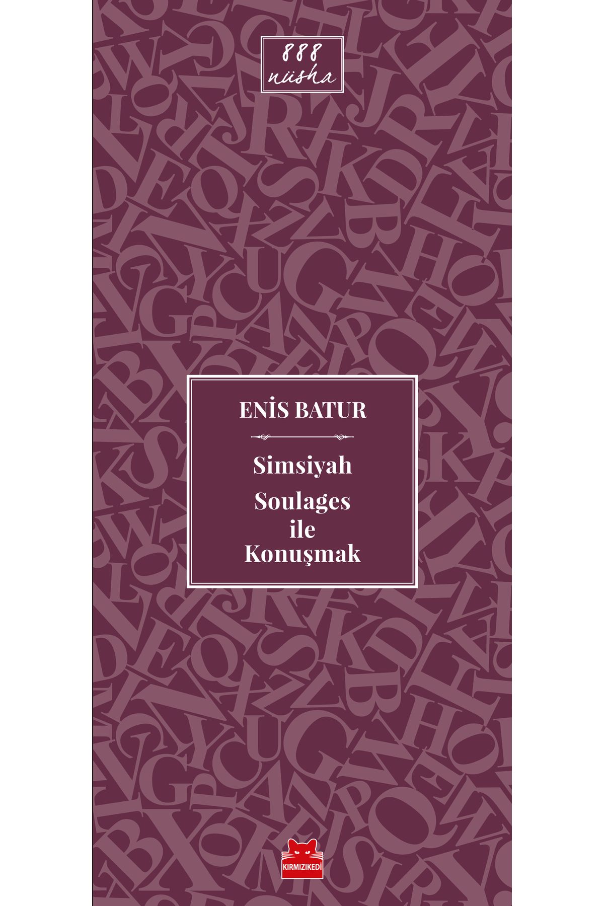 Kırmızı Kedi Yayınları Simsiyah Soulages ile Konuşmak