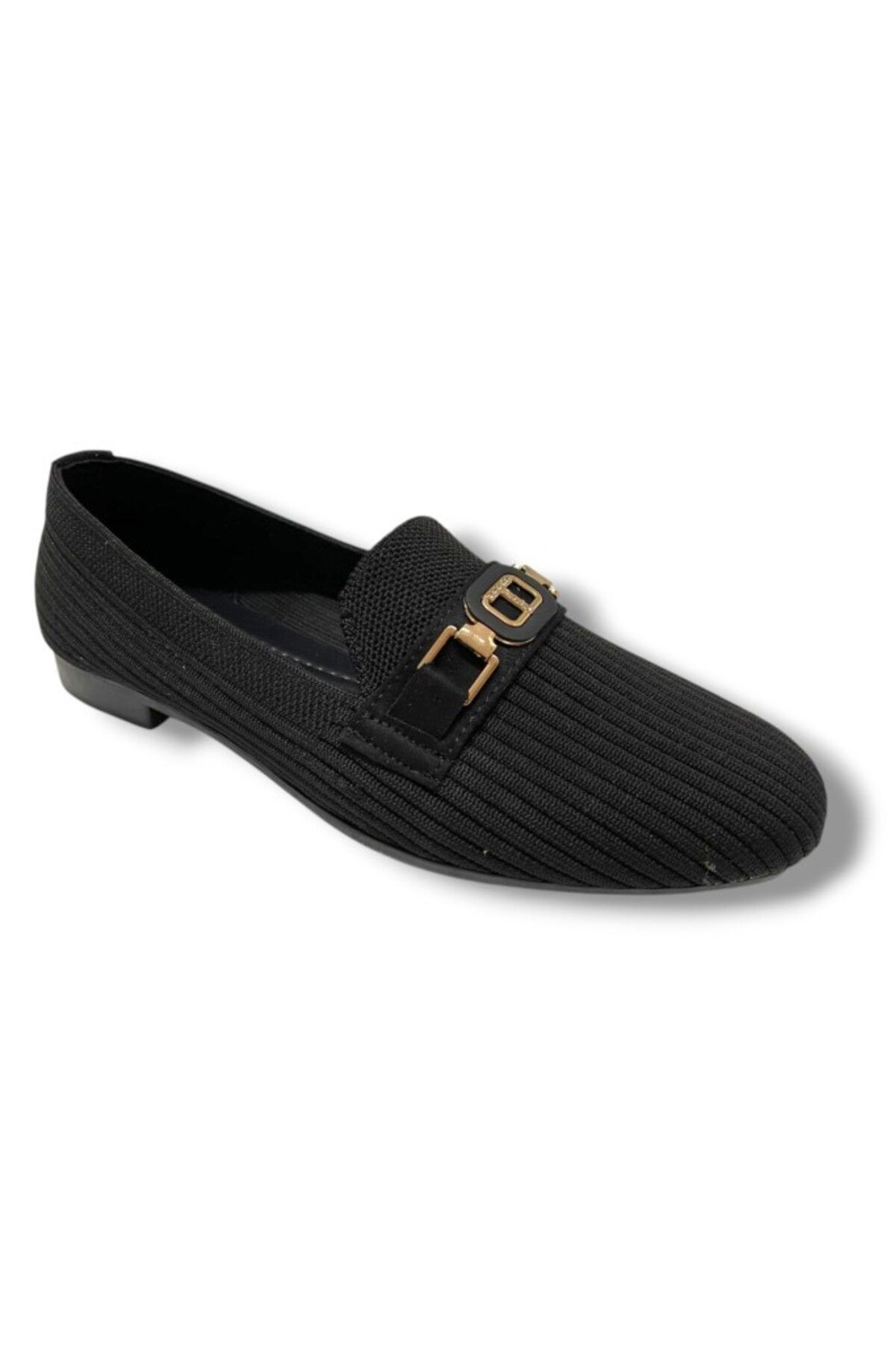 C shoes C-Shoes 3106-25 Triko T Taşlı Toka Kadın Babet