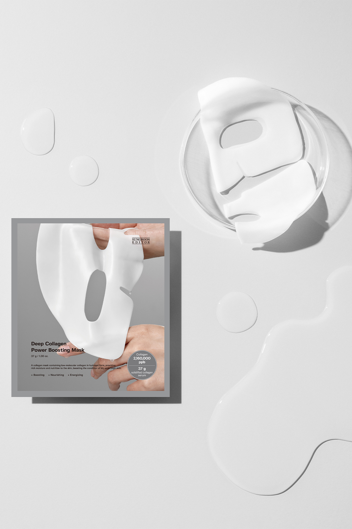 SUNGBOON EDITOR-Deep Collagen Power Boosting Mask (37g X 4 Pcs) 7