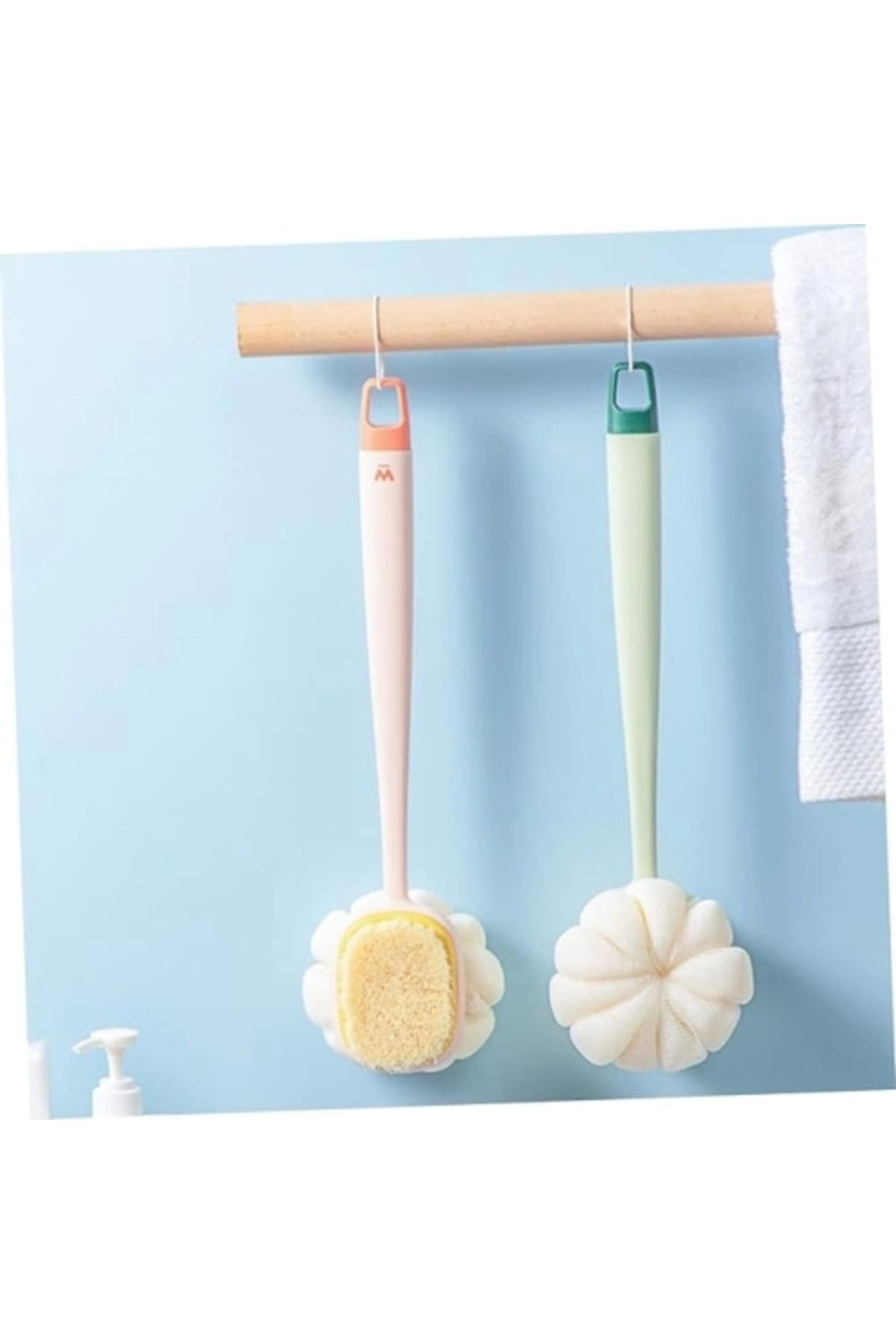 ShopNova Çift Taraflı Banyo Duş Fırçası