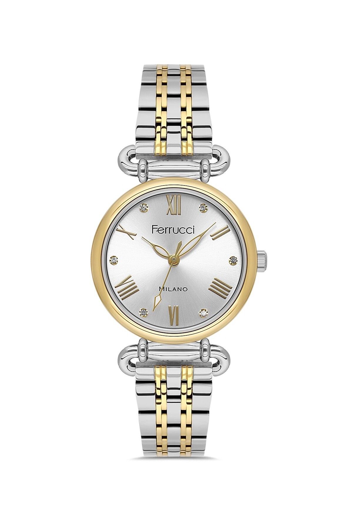 Ferrucci KADIN KOL SAATİ FC022503526M.03640023 GÜMÜŞ-GOLD
