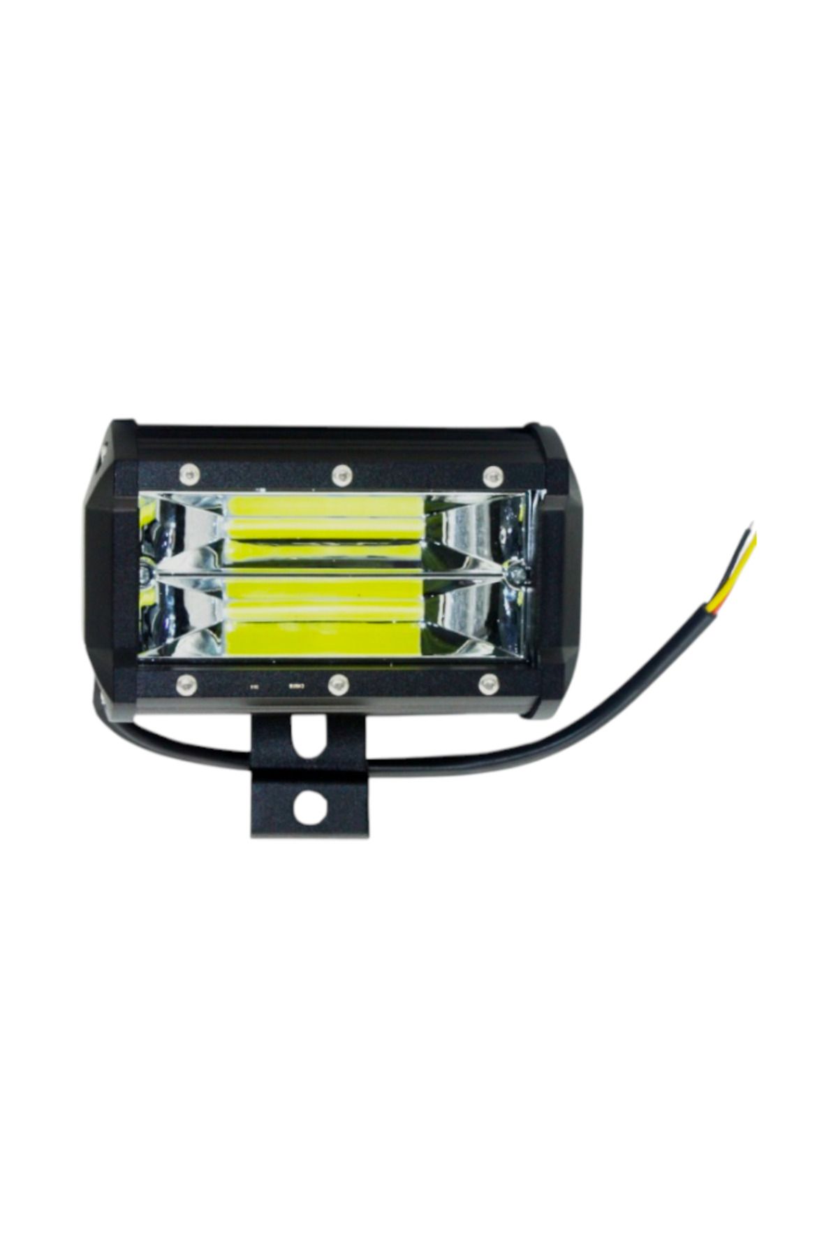 Moto Eczane Sis Farı Led Çakar ve Düz Mod Metal Gövde