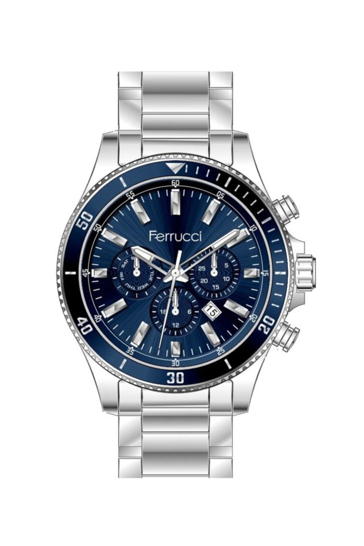 Ferrucci ERKEK KOL SAATİ FC072403347TM.4640592 Siyah