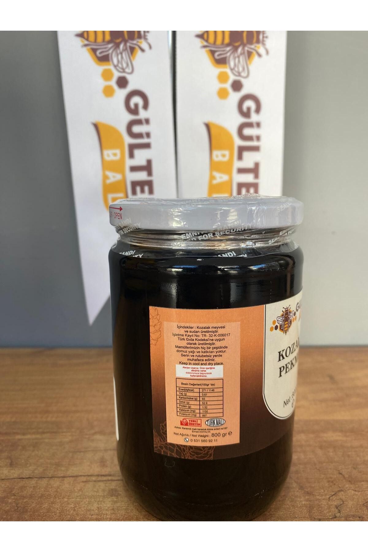 GÜLTEKİN BAL KOZALAK PEKMEZİ 800 GRAM