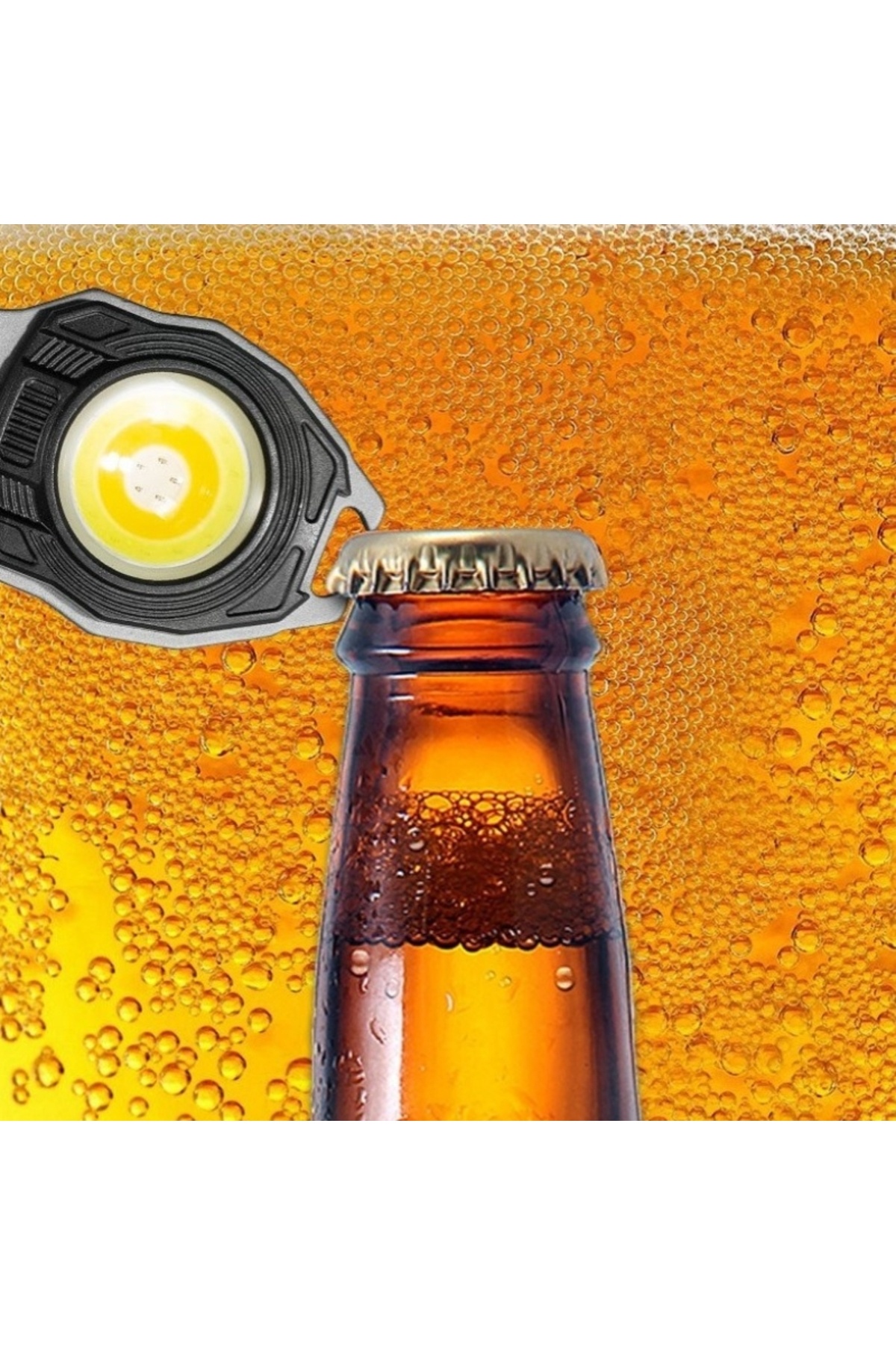 OEM-Mini portable multifunctional keychain flashlight, torch, bottle opener, lighter 12