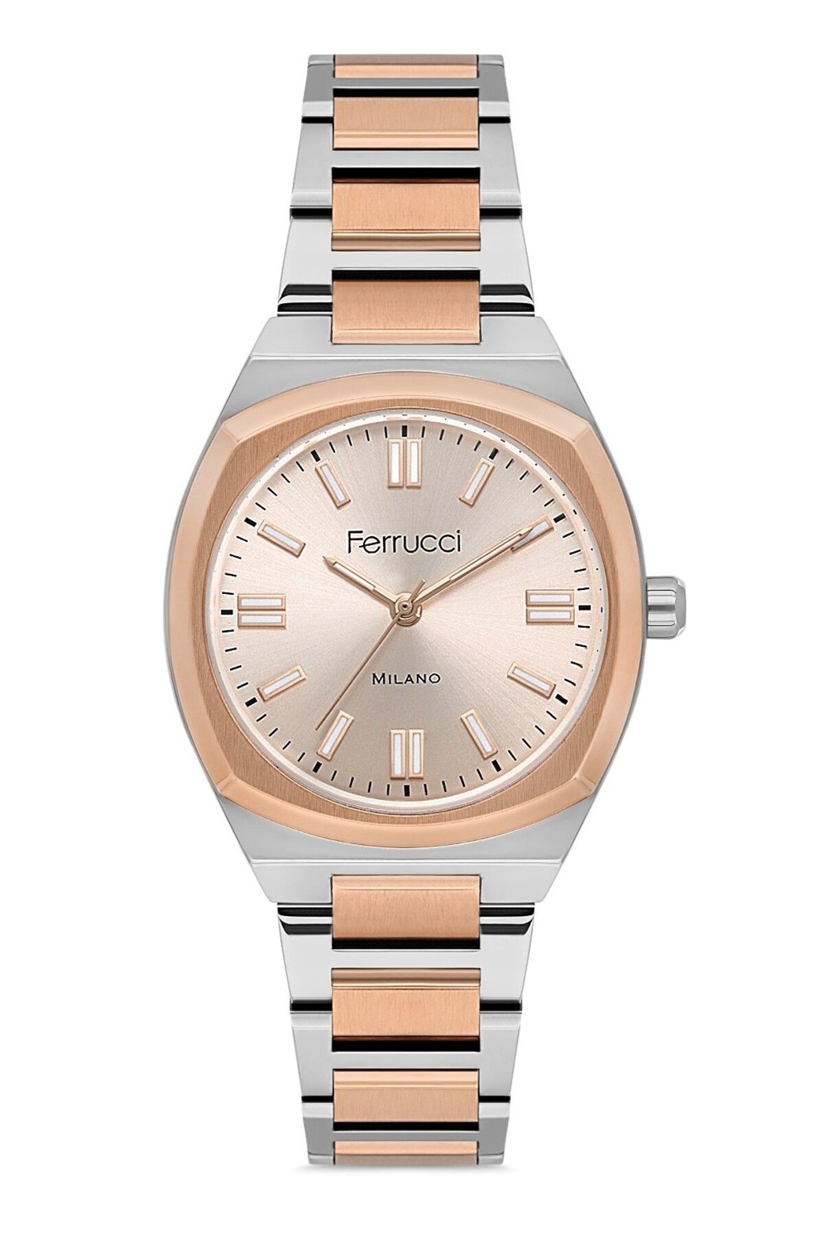 Ferrucci KADIN KOL SAATİ FC092403398M.03640003 GÜMÜŞ-ROSE