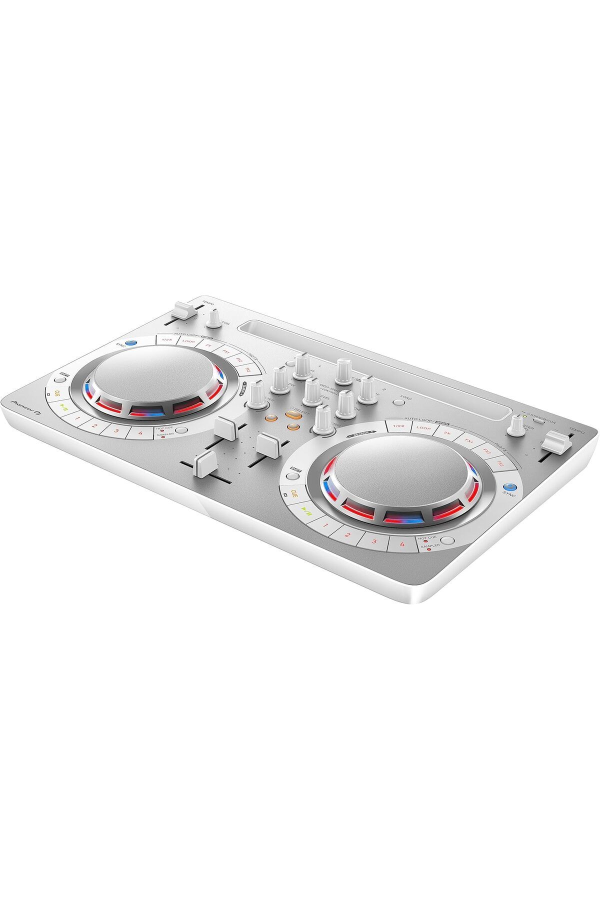 Pioneer-Portable DJ Controller DDJ-WeGO4-W - Compatible with iOS (White) 5