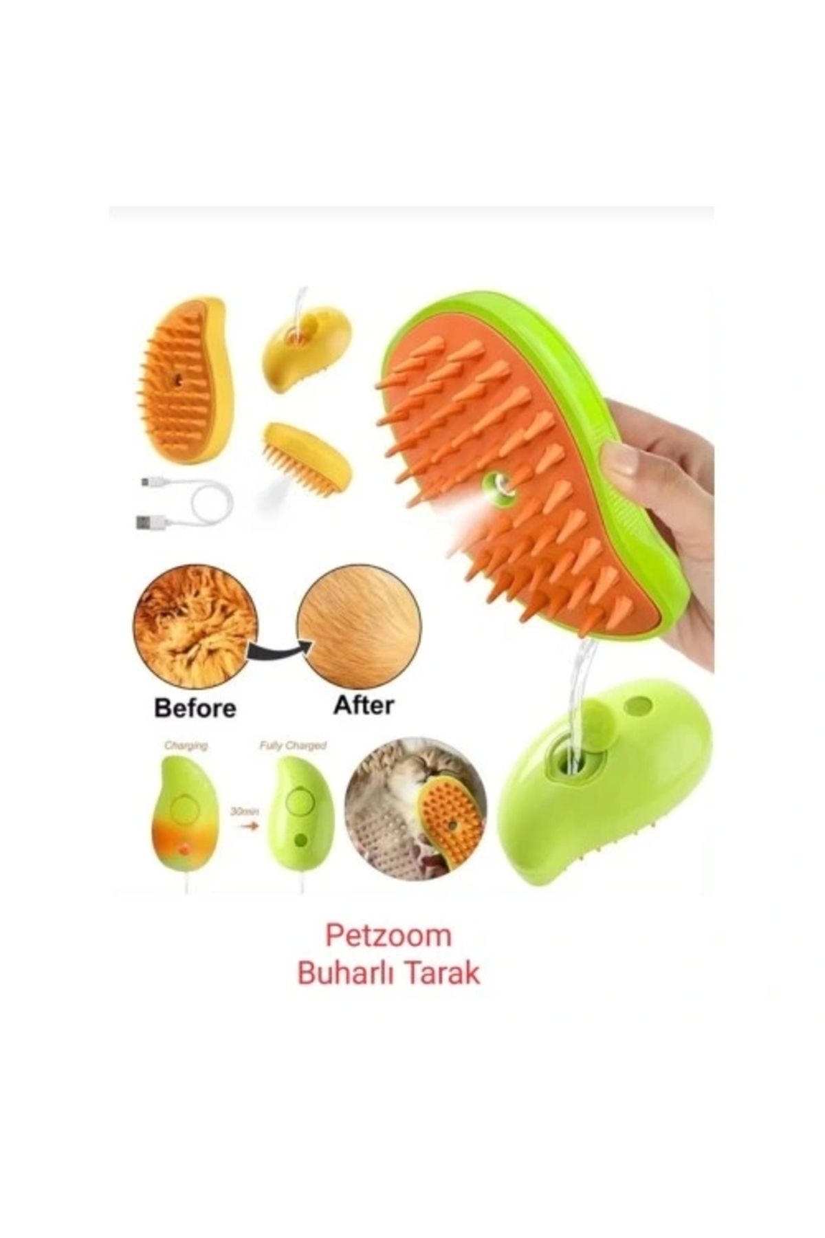 ShopNova Buharlı Evcil Hayvan Tarağı