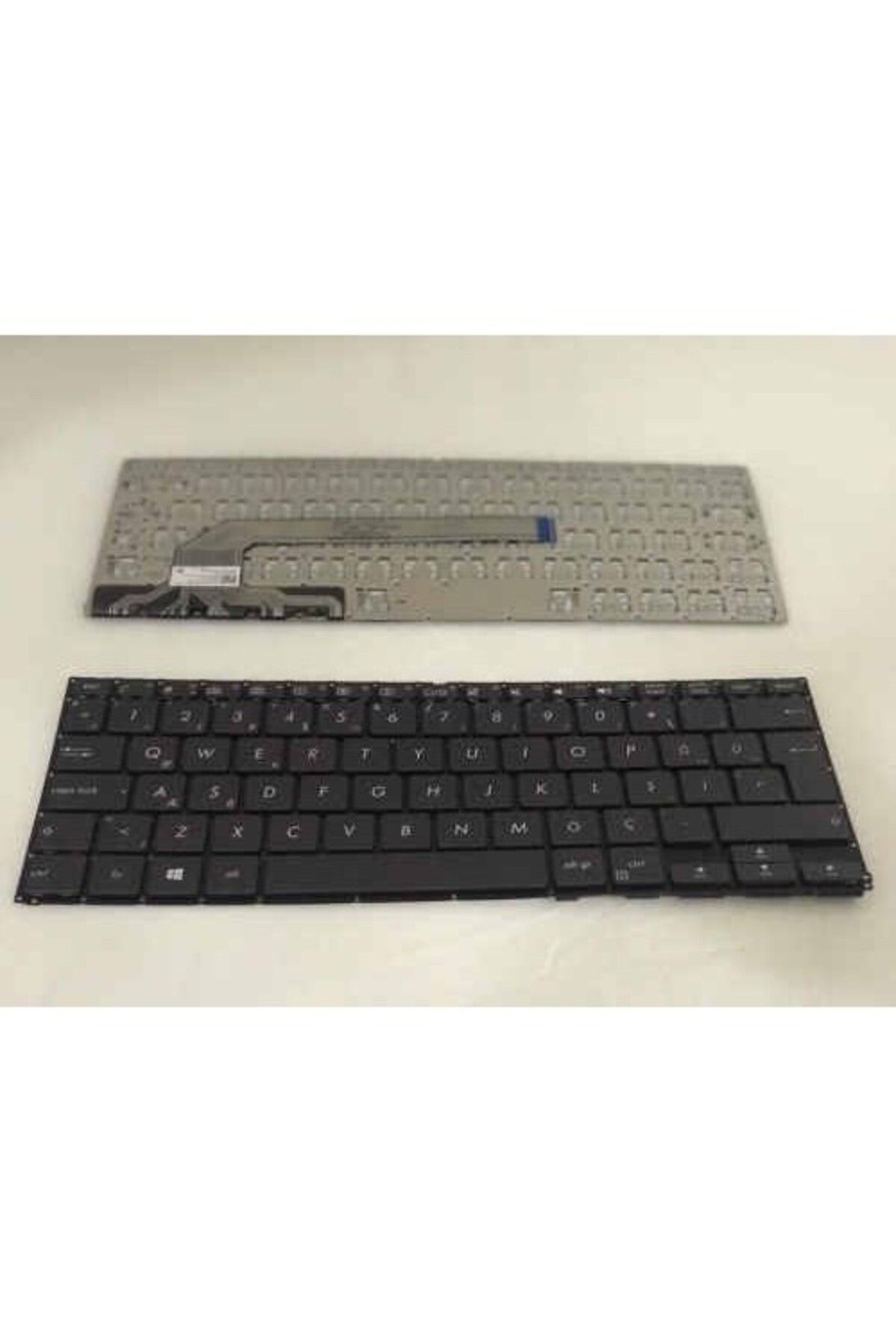 NION Asus UX370U UX370UA UX370UAR UX370UAF Q325U Q325UA uyumlu NB Klavye (Siyah Aydınlatmalı TR)