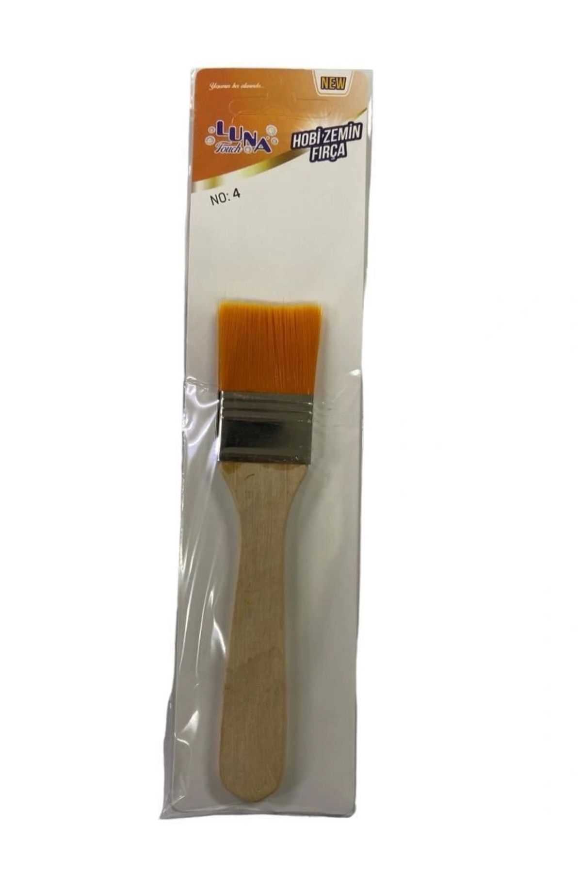 ShopNova Luna Zemin Fırça 4 No 2,5 cm Genişlik