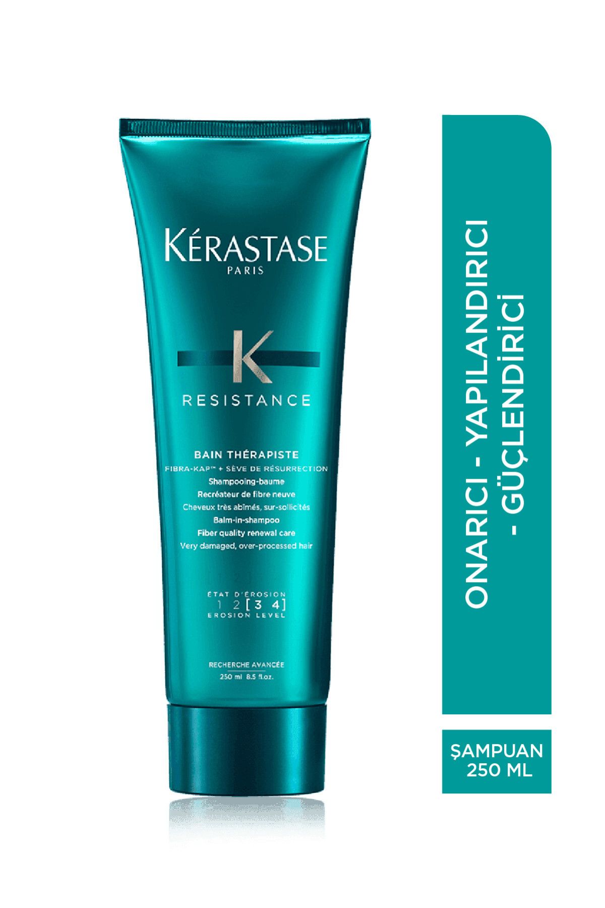 Kerastase Resistance Bain Therapiste Çok Yıpranmış ve Aşırı İşlem Görmüş Saçlar İçin Şampuanı 250 Ml