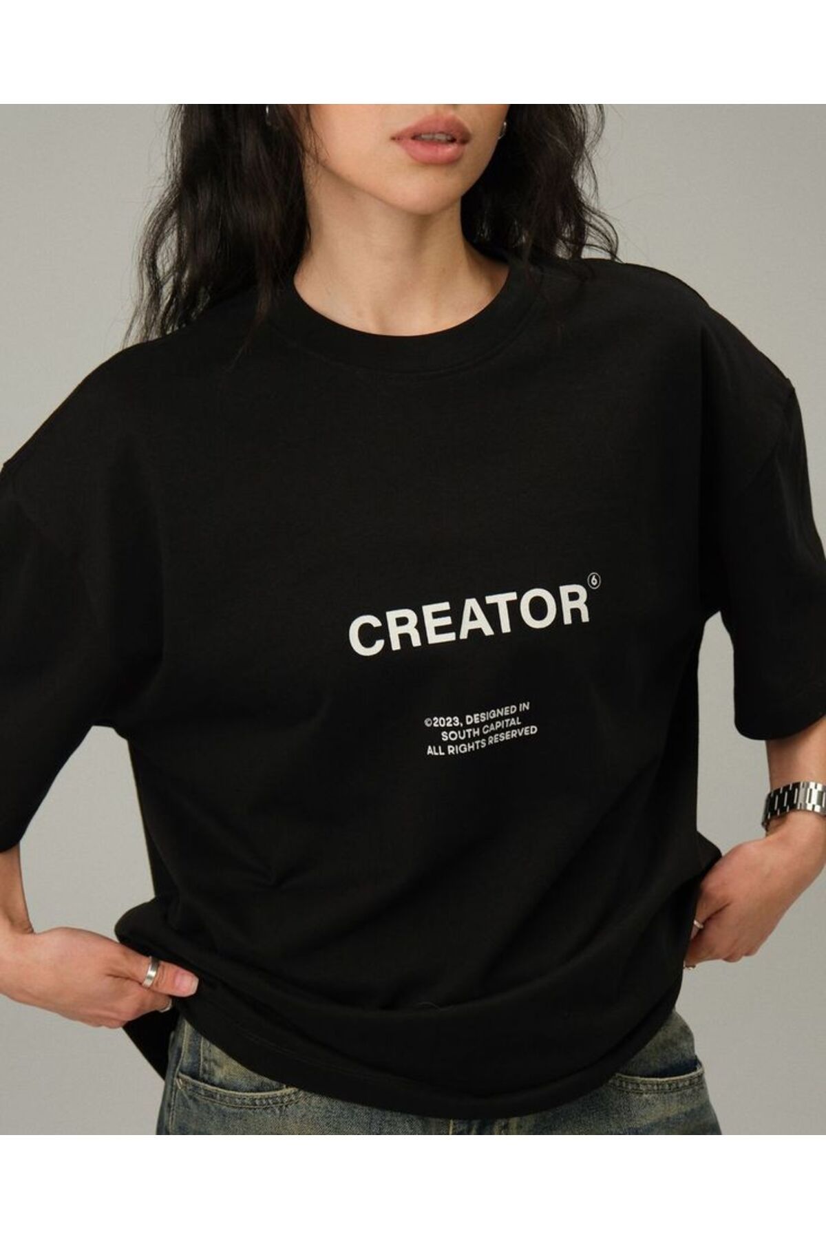 fukuza Creator baskılı Tişört