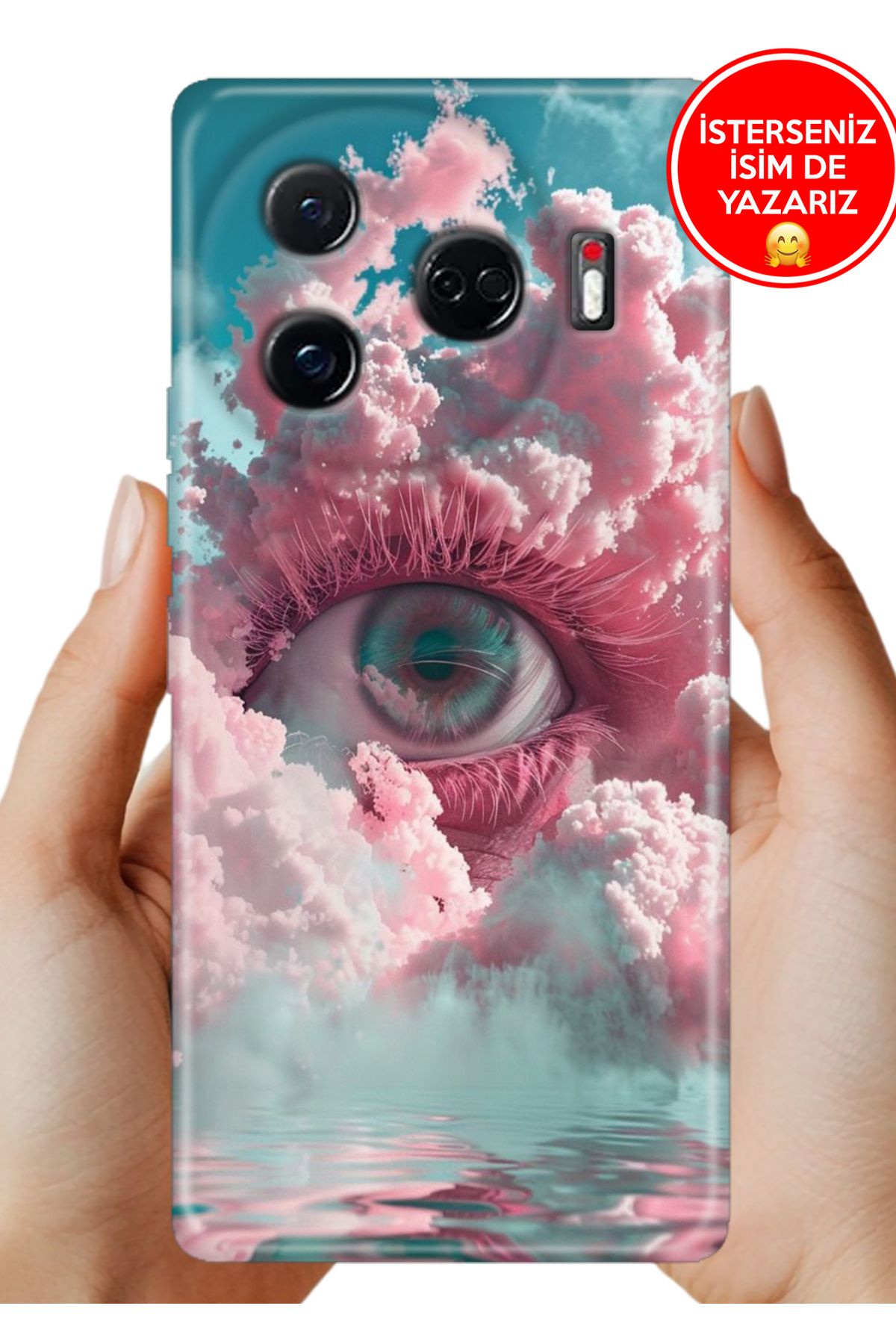 TECNO Camon 30 Pro Kılıf Desenli İsimli / İsimsiz Silikon Relax Göz