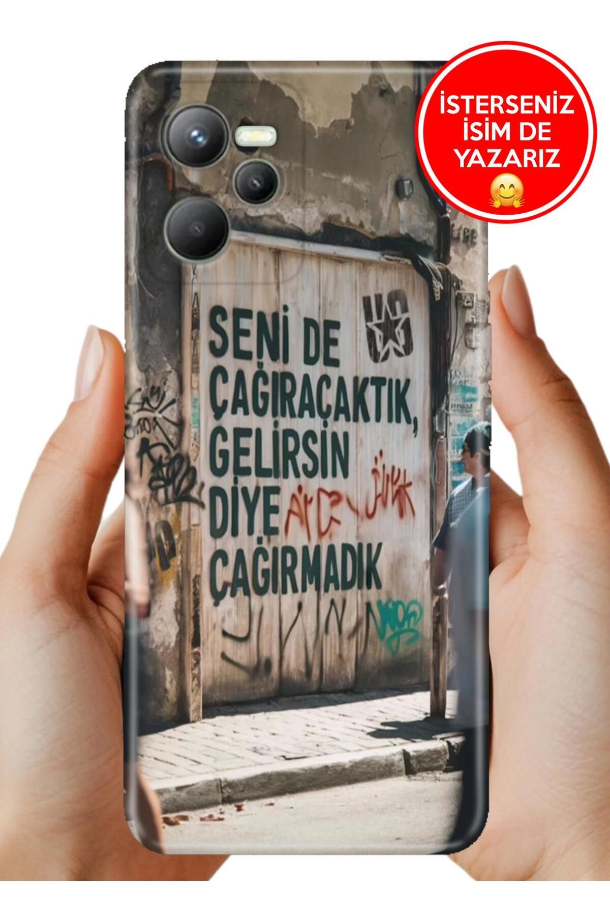 realme C35 Kılıf Desenli Baskılı Kamera Korumalı ZRR Silikon Çağırmadık