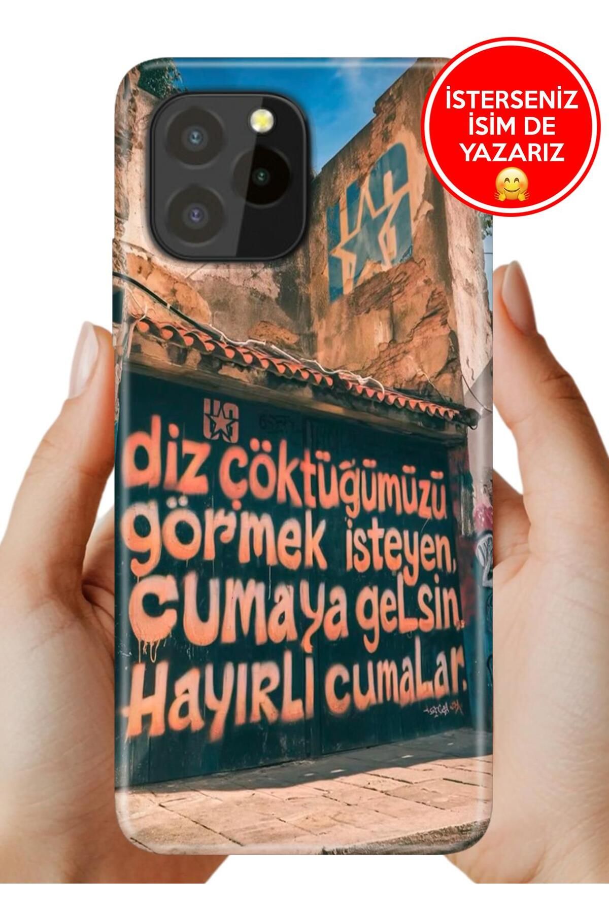 oukitel C21 Pro / Plus Kılıf Desenli Baskılı Kamera Korumalı ZRR Silikon Hayırlı Cumalar