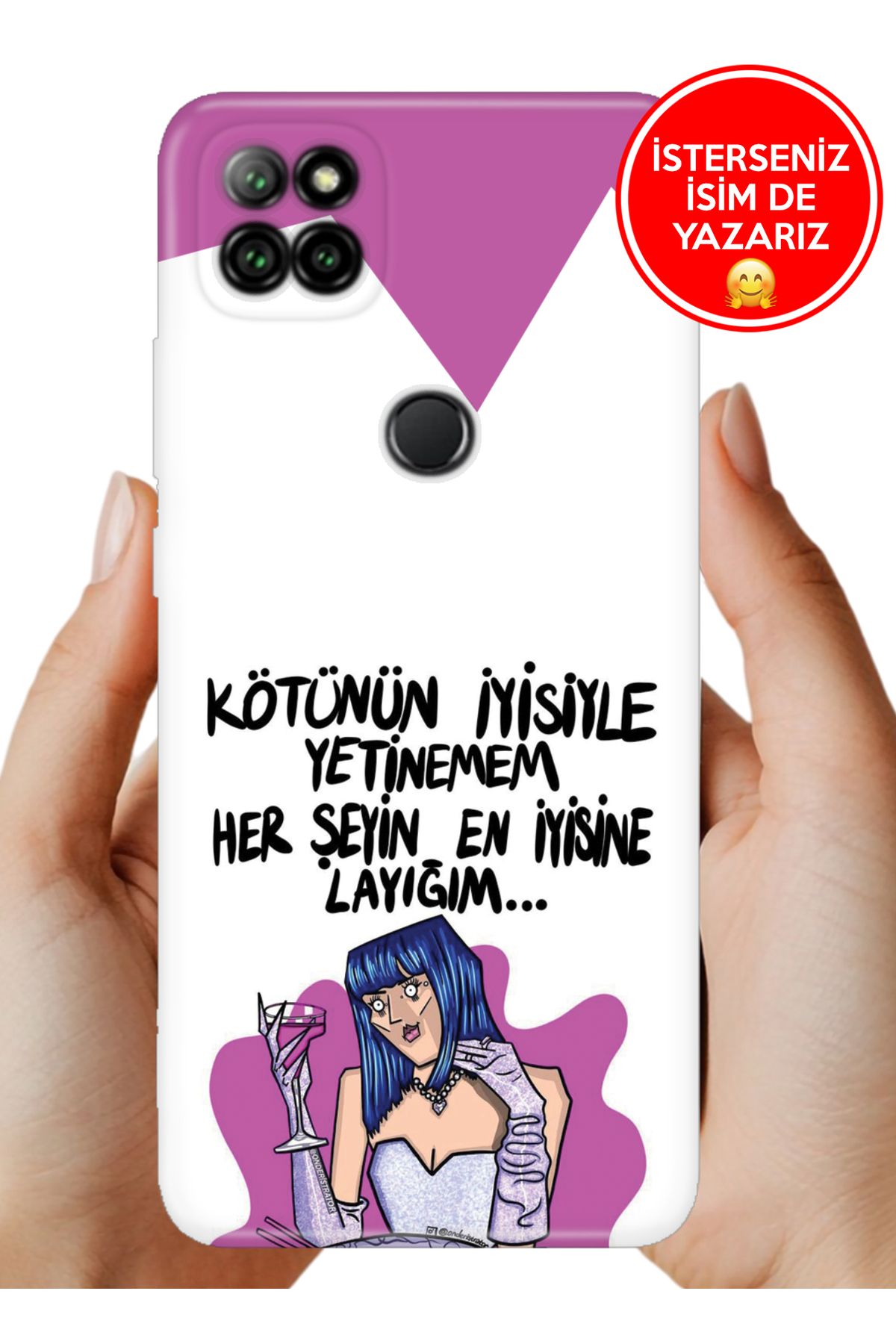 Cekuonline Casper Via E30 Kılıf Kamera Korumalı Full Desen Arka Silikon Kötünün İyisi