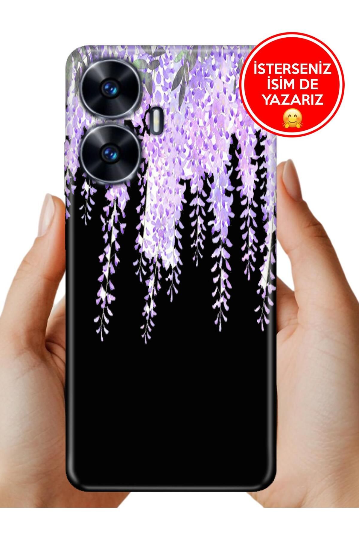 realme C55 Kılıf Kamera Koruma Vip-Seri Esnek Silikon Mis Lavanta