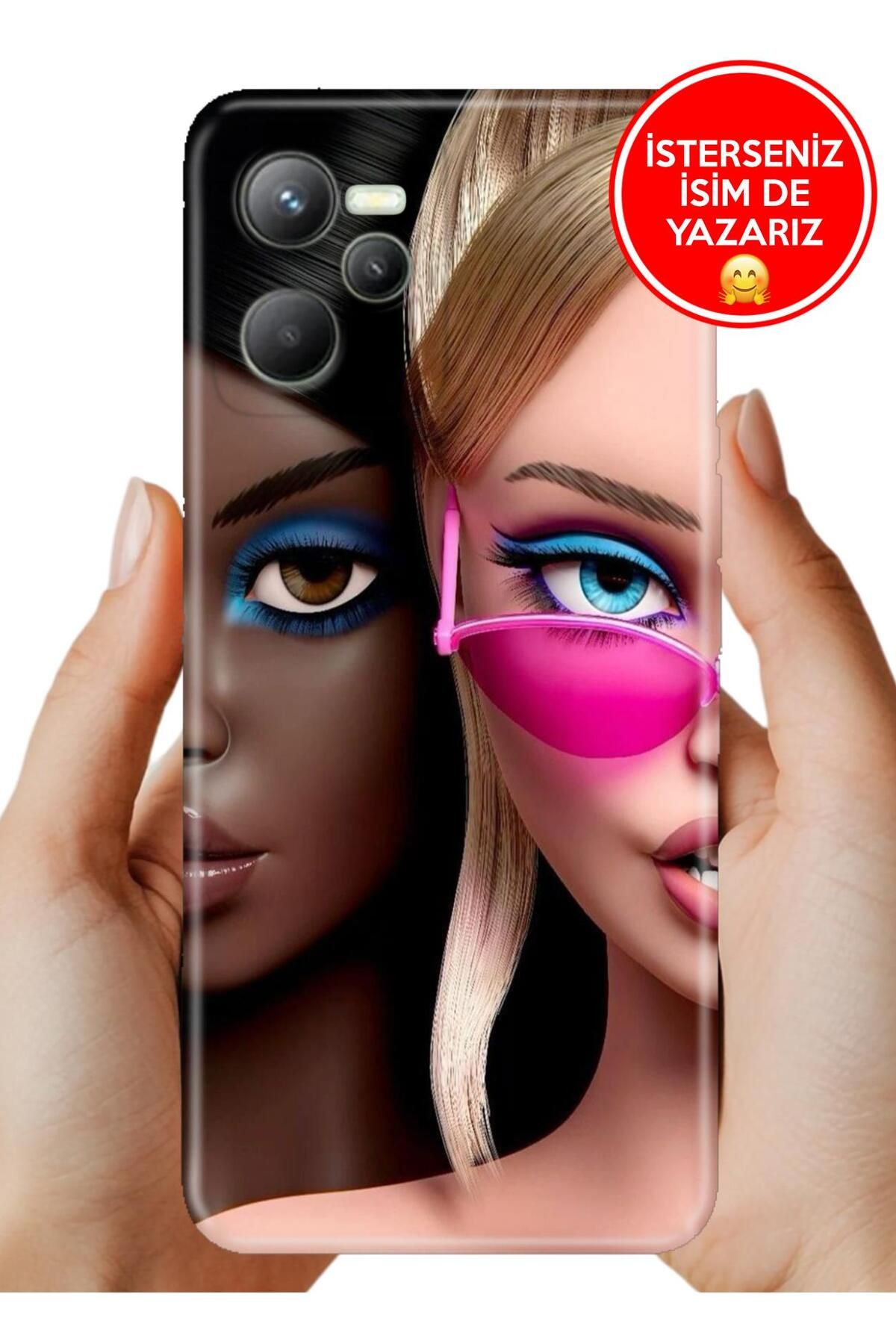realme C35 Kılıf 0.35 mm Resimli Silikon Kankalar