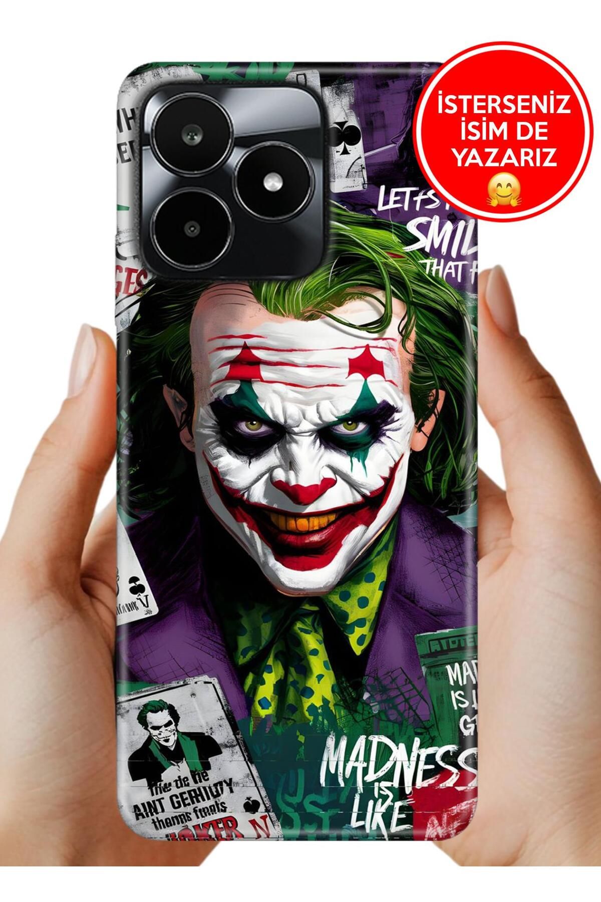 realme C53 Kılıf 0.35 mm Resimli Silikon Joker--Smile