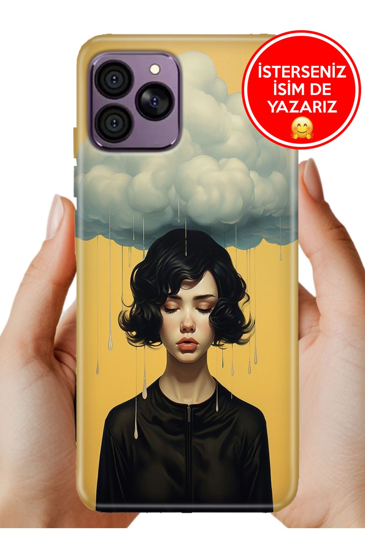 Hikıng A41 Kılıf Telefon Kılıfı Tasarım Kapak Yalnız Başına