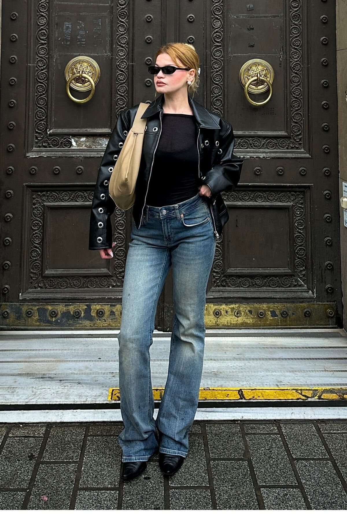 Bases Bootcut İspanyol Paça Düşük Bel Jean