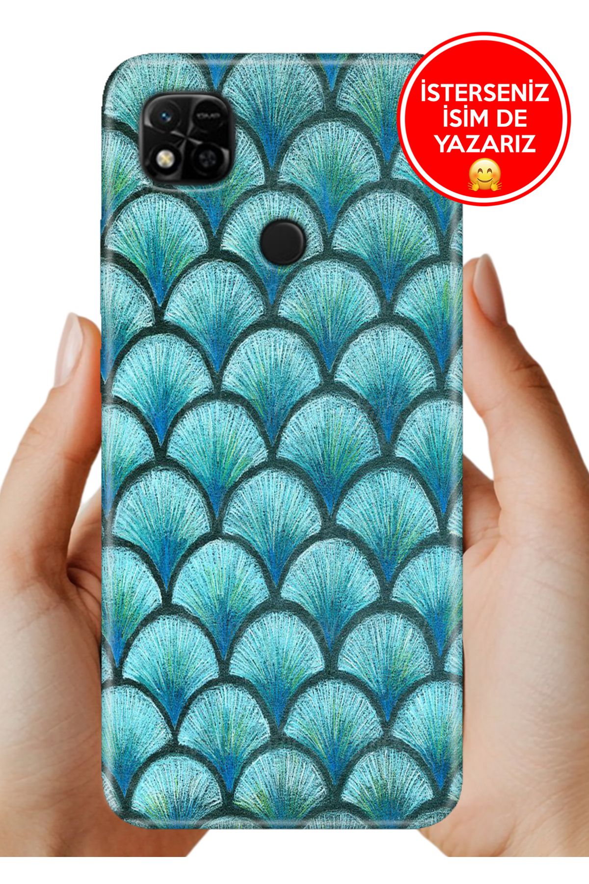 Cekuonline Xiaomi Redmi 10A Kılıf Fishscale468