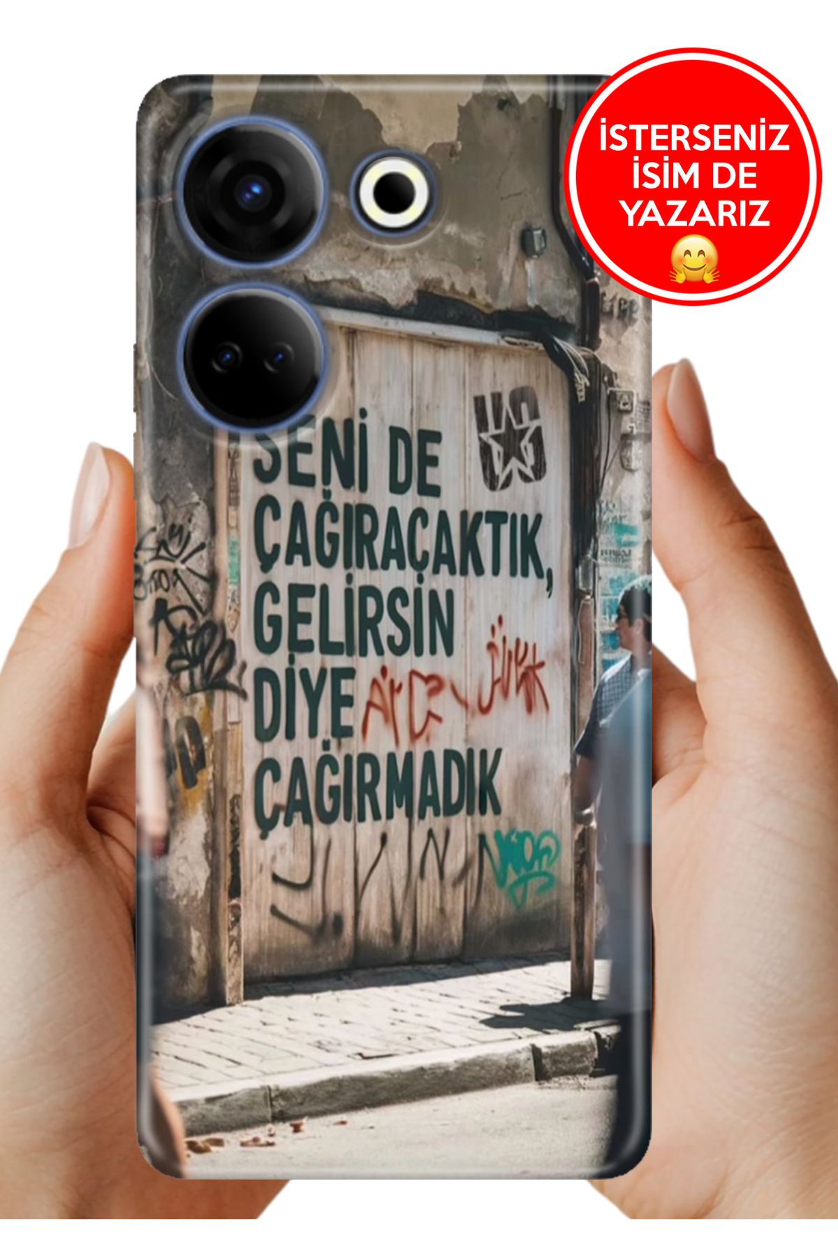 TECNO Camon 20 Pro 4G Kılıf Desenli Baskılı Kamera Korumalı ZRR Silikon Çağırmadık