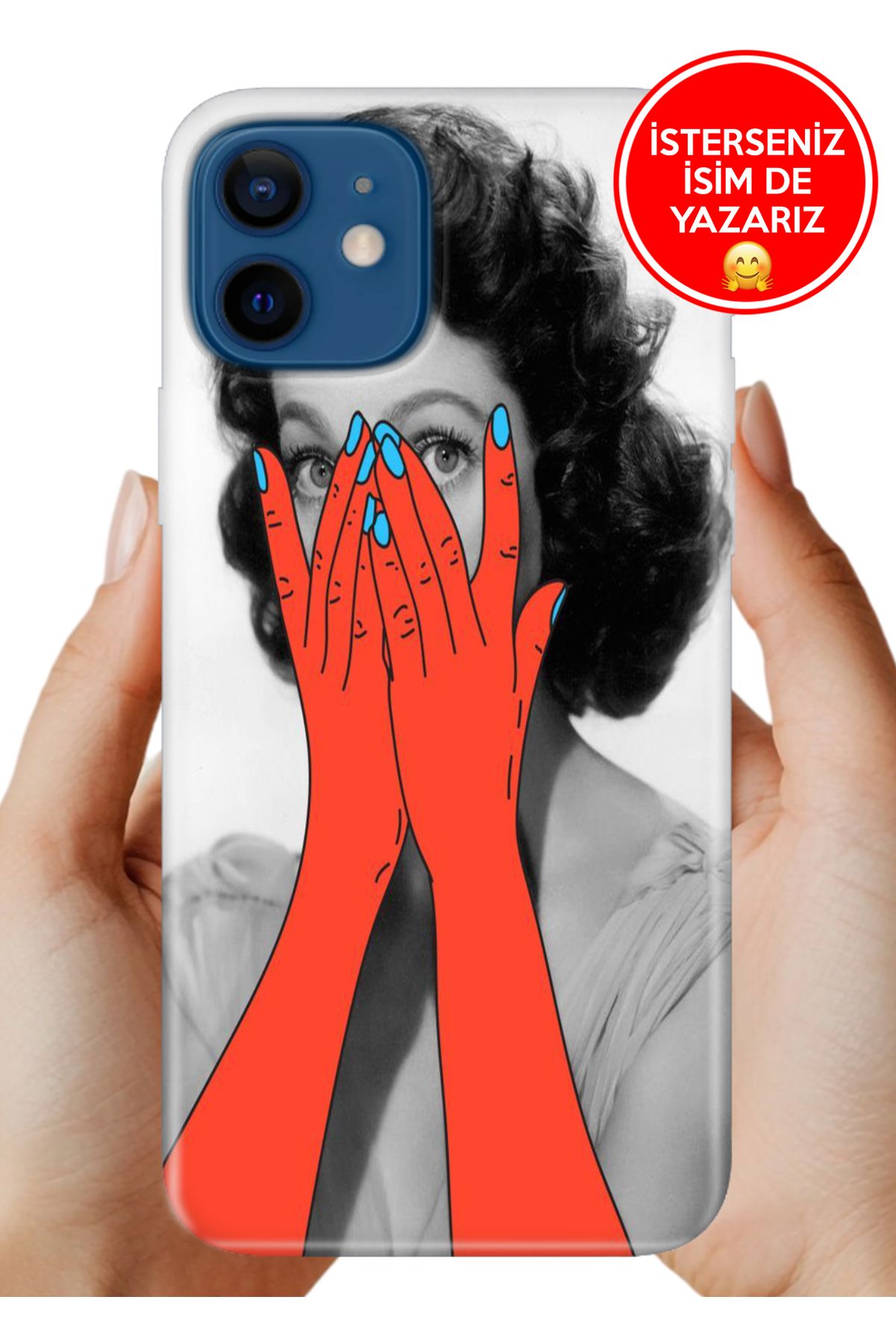 Cekuonline iPhone 12 Kılıf iP12 Tam Rubber Esnek Silikon Full Koruma Şaşırdım