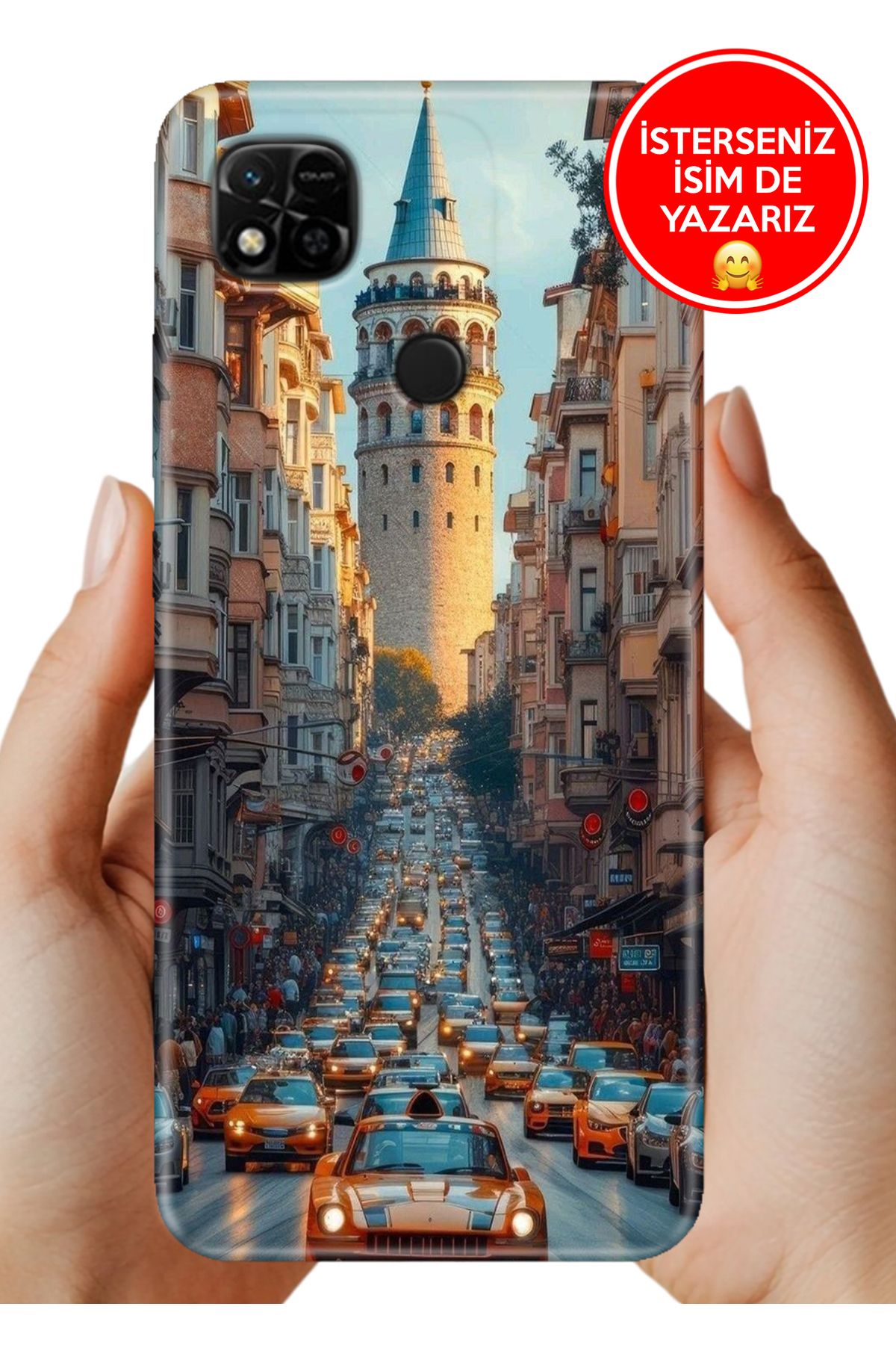 Cekuonline Xiaomi Redmi 10A Kılıf Galata Francisco
