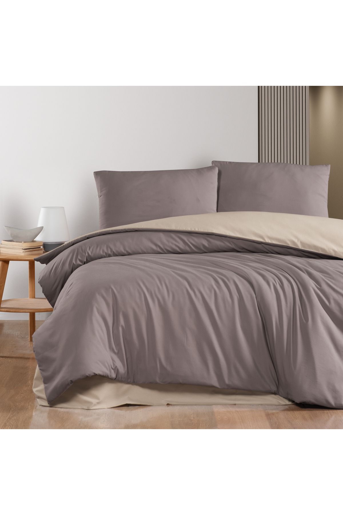 Schafer Home Mia Çift Kişilik Nevresim Takımı 4 Parça-kahverengi