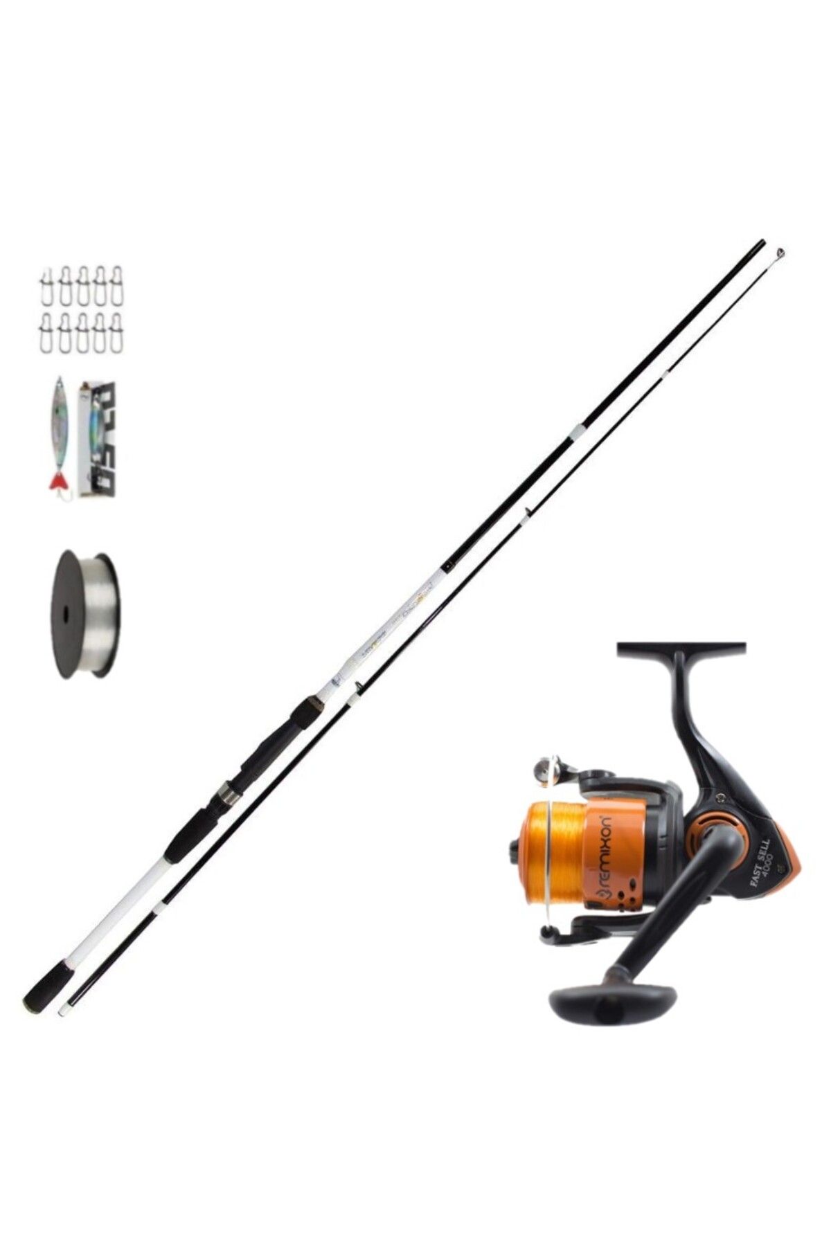 Halbart Bauer Haruto 240 10-30gr Spin Kamışı Remixon Fast Sell 4000 Spin Olta Makinesi
