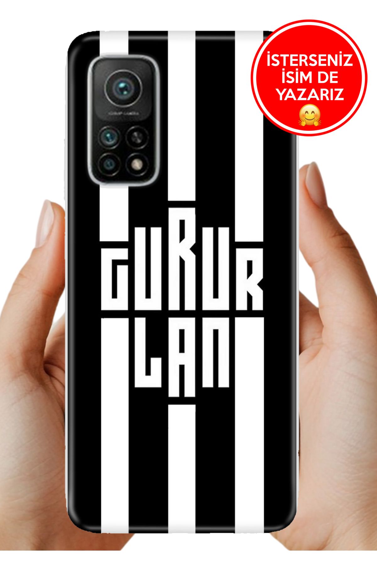 Cekuonline Xiaomi Mi10T - Mi 10T Pro Kılıf Desenli Baskılı Kamera Korumalı ZRR Silikon Gururlan
