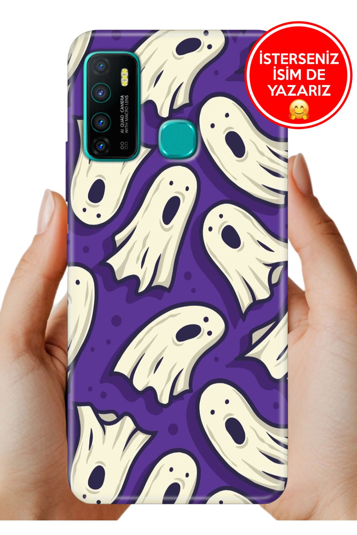 Cekuonline İnfinix Hot 9 Kılıf Hot 9 Ghostt