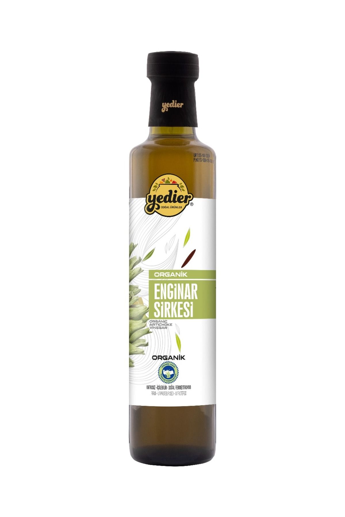 Yedier Organik Enginar Sirkesi 500 ml